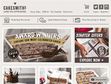 Tablet Screenshot of cakesmiths.com
